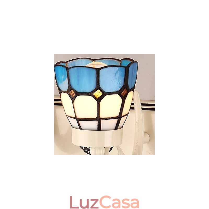Pintura rústica de chalé para arandelas de parede downlight