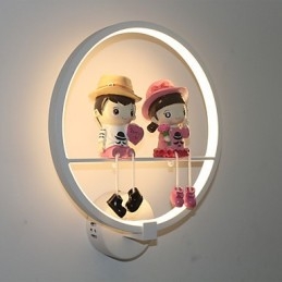 Luminária de parede moderna minimalista lâmpada criativa corredor escadas luzes