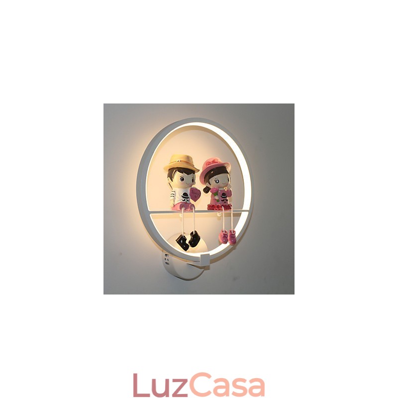 Luminária de parede moderna minimalista lâmpada criativa corredor escadas luzes