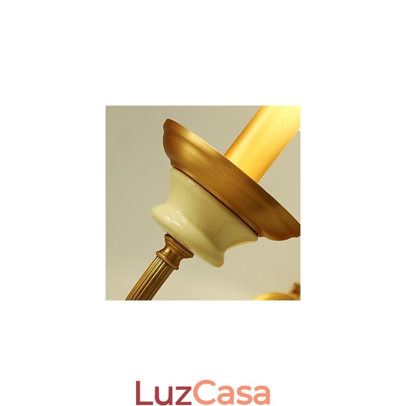 Simples Country Tradicional Clássico Latão Recurso para Mini Estilo Uplight Wall Sconces Luz de Parede