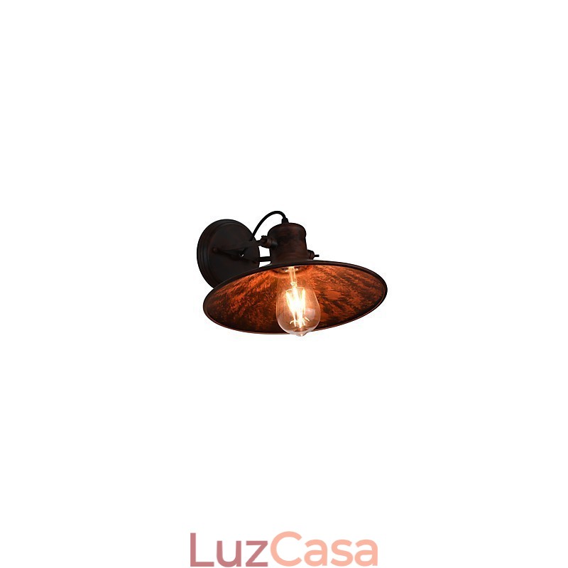 Luminária de parede Arandelas de parede Luminária de parede Lâmpada sabre de luz preta muda na parede