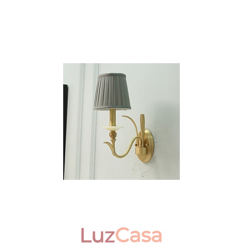 Simples Country Tradicional Clássico Latão Recurso para Mini Estilo Uplight Wall Sconces Luz de Parede