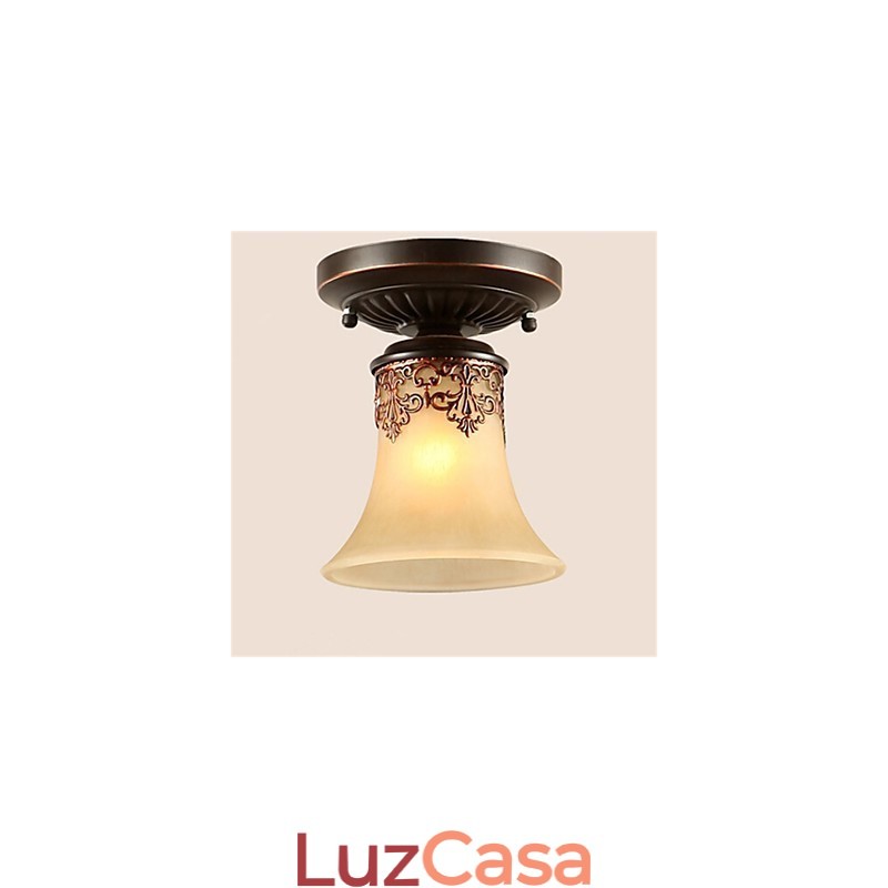 Lustre Pendente Luz Tradicional Clássico Rústico Lodge Vintage Retro Lanterna Jantar