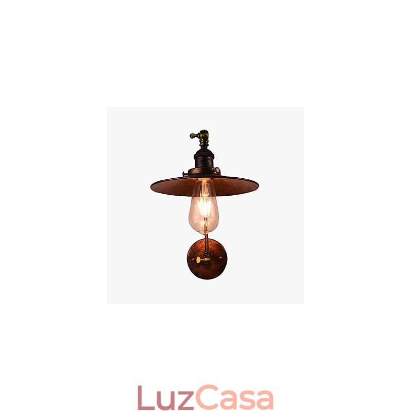 Luminária de parede Arandelas de parede Luminária de parede de ferro Retro Vintage Moderno Upscale Bar West Restaurante Café