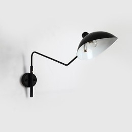 Luminária de parede vintage estilo industrial loft americano para quarto, sala de jantar, sala de café e bar, decoração de parede