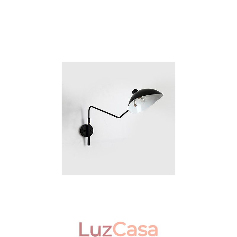 Luminária de parede vintage estilo industrial loft americano para quarto, sala de jantar, sala de café e bar, decoração de parede