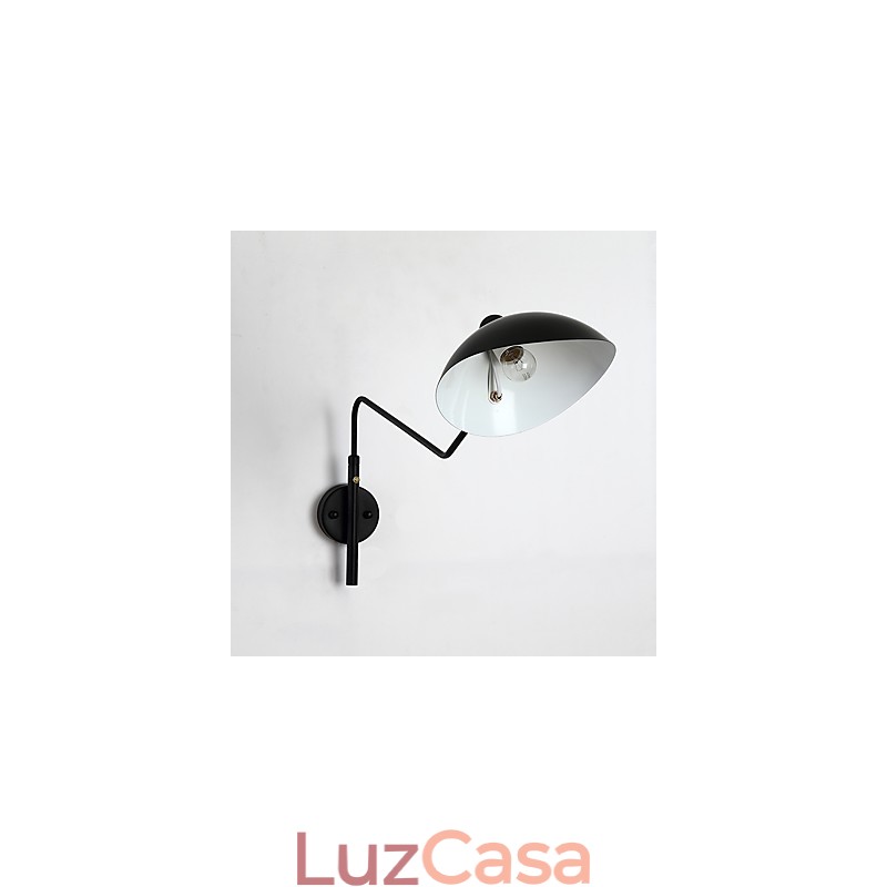 Luminária de parede vintage estilo industrial loft americano para quarto, sala de jantar, sala de café e bar, decoração de parede