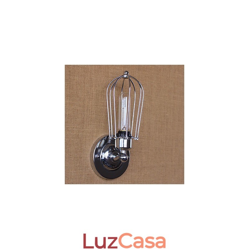Recurso de galvanoplastia retrô vintage simples para arandelas de parede de luz ambiente estilo mini