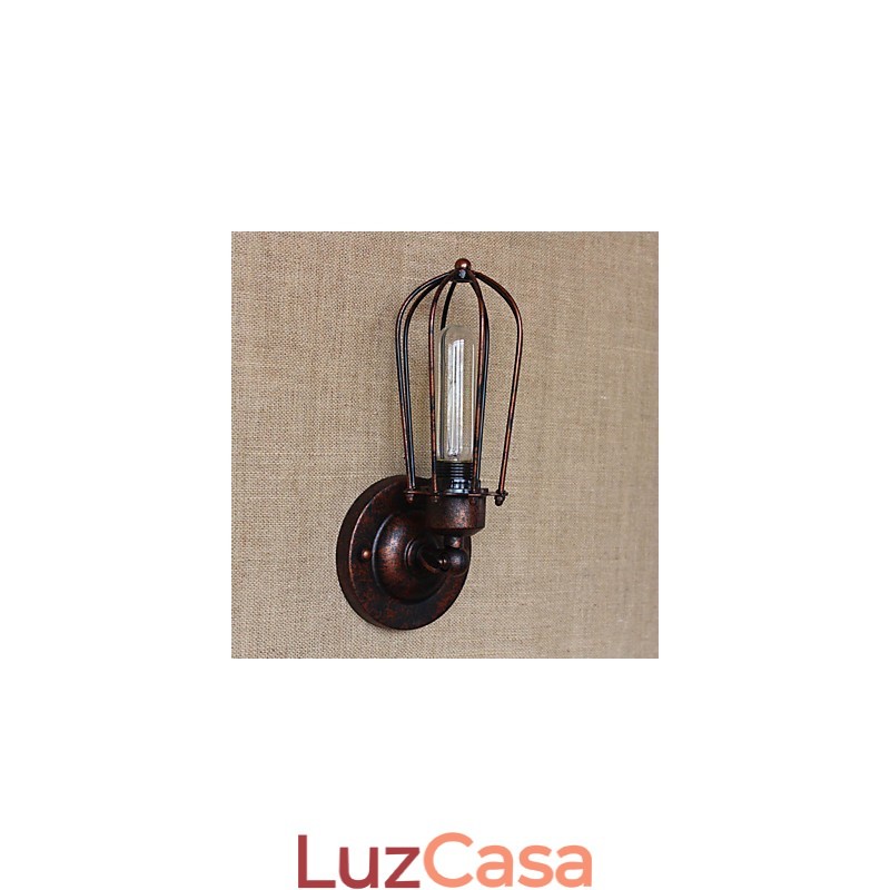 Recurso de galvanoplastia retrô vintage simples para arandelas de parede de luz ambiente estilo mini