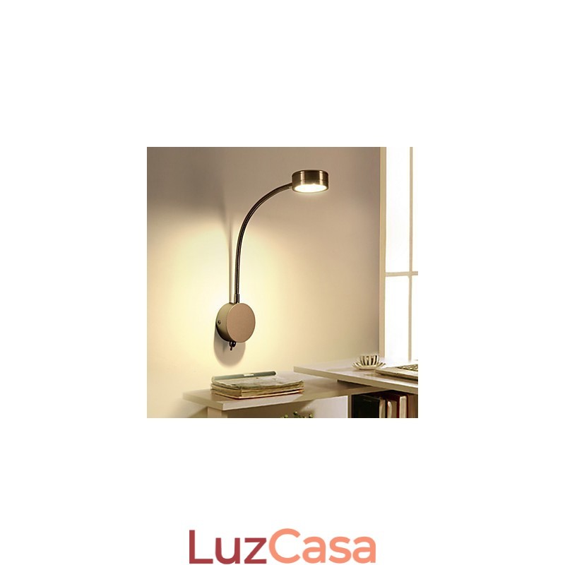 Luminária de parede moderna contemporânea com luz ambiente