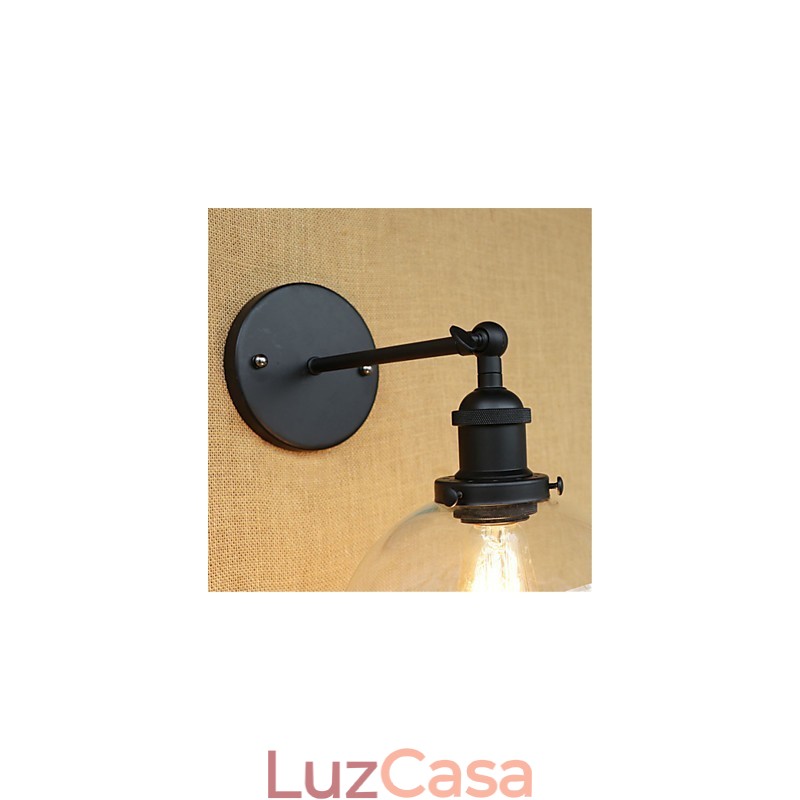 Pintura retrô country para proteção ocular em estilo mini, arandelas de parede com luz ambiente