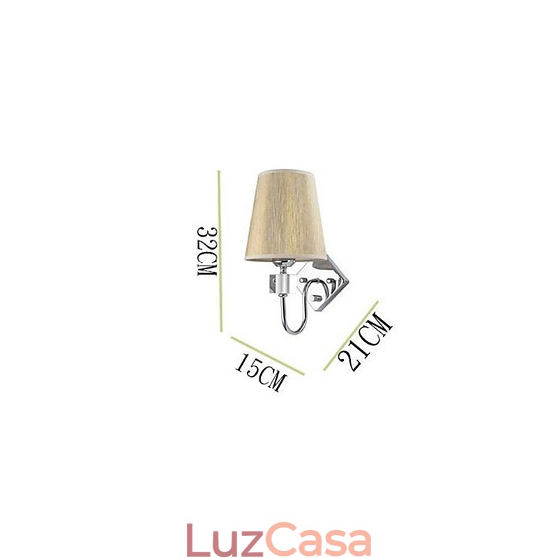 Luminária de parede moderna contemporânea galvanizada Uplight