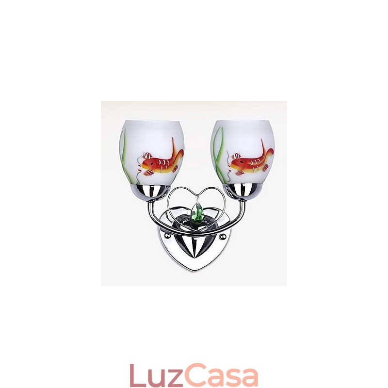 Simples Outro Recurso para Arandelas de Parede de Luz Ambiente de Cristal Luz de Parede
