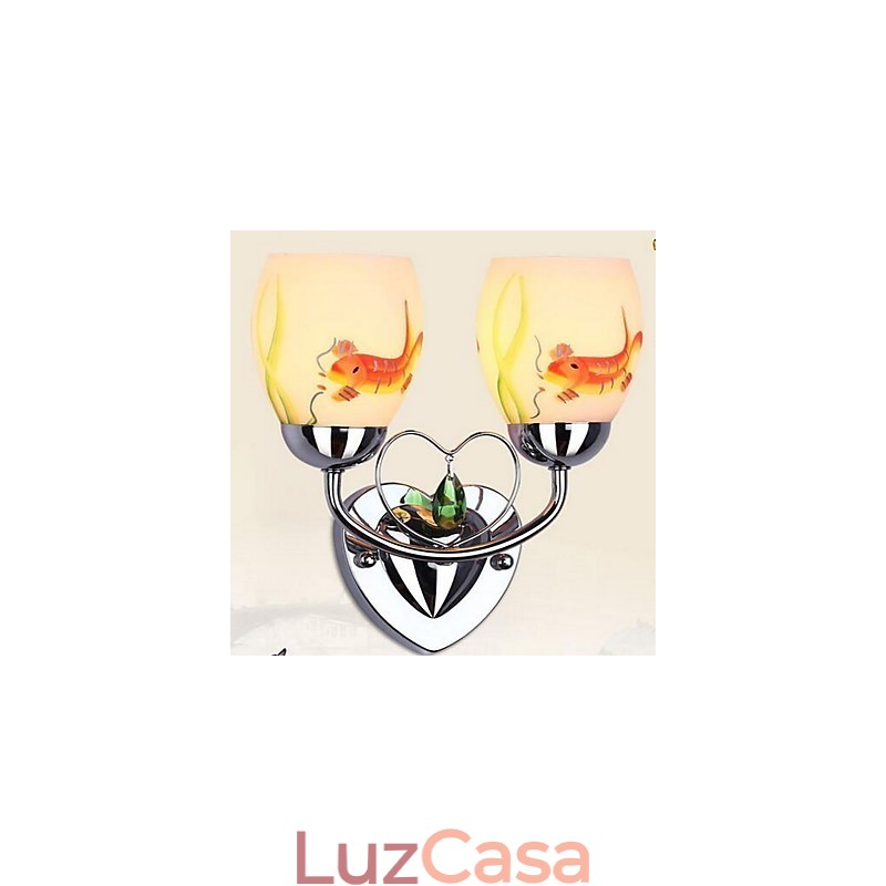 Simples Outro Recurso para Arandelas de Parede de Luz Ambiente de Cristal Luz de Parede