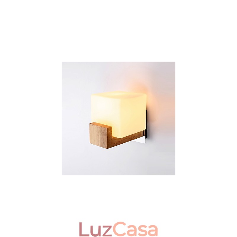 Novidade simples Country Feature para proteção ocular Arandelas de parede de luz ambiente Luminária de parede Simples Quarto Lâmpada de cabeceira