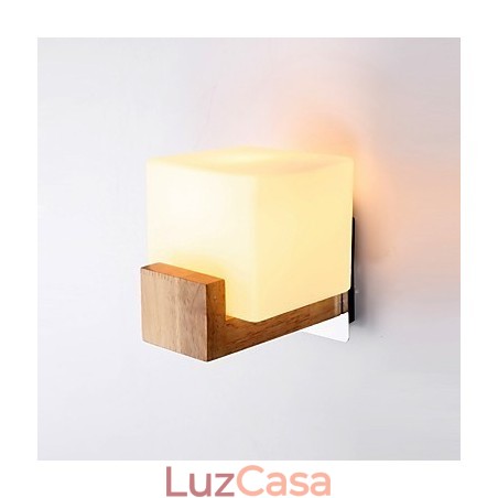 Novidade simples Country Feature para proteção ocular Arandelas de parede de luz ambiente Luminária de parede Simples Quarto Lâmpada de cabeceira