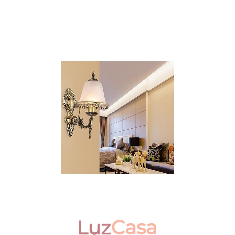 Luminária de parede vintage galvanizada Downlight