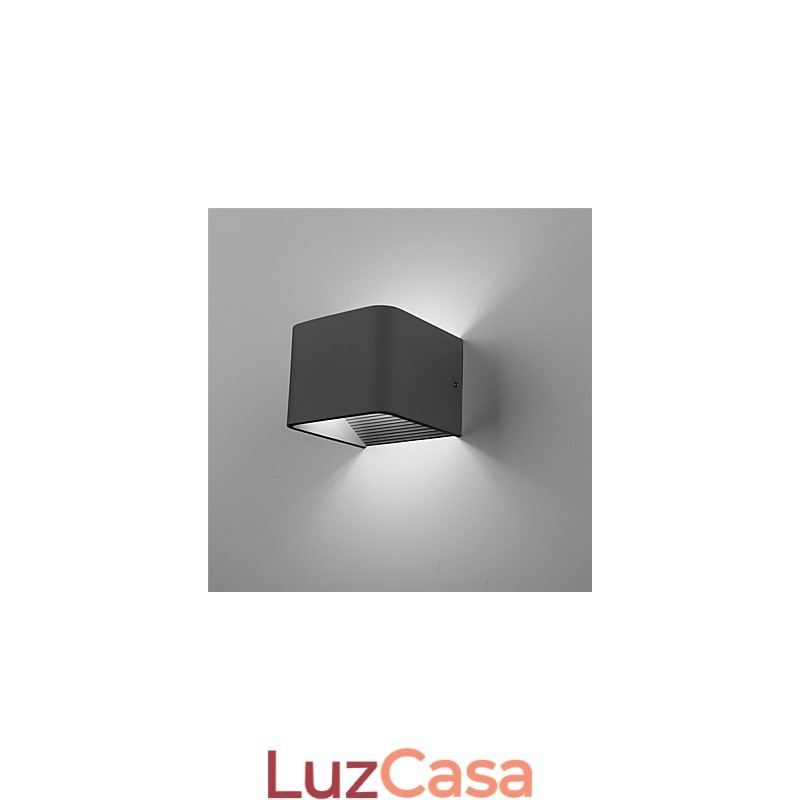 Luminária de parede moderna para corredor interno, luminária de parede para cima e para baixo
