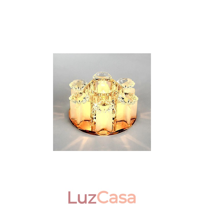 Lâmpada de cristal Smd CreativeTube Spotlight Absorve luz de cúpula