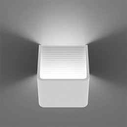 Luminária de parede moderna para corredor interno, luminária de parede para cima e para baixo