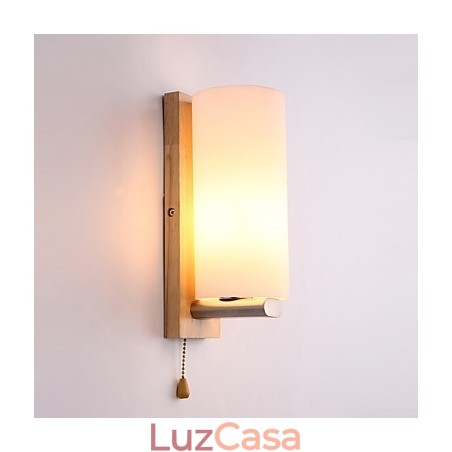 Novidade Country Feature para Mini Estilo Proteção para os olhos Luz ambiente Apliques de parede Luz de parede Log Wood Quarto Lâmpada de cabeceira Novidade Country Feature para Mini Estilo Proteção para os olhos Luz ambiente Apliques de parede Luz de parede Log Wood Quarto Lâmpada de cabeceira