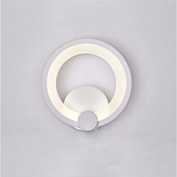 Recurso de novidade integrado para arandelas de parede de luz ambiente estilo mini com vários tons, luminária de parede