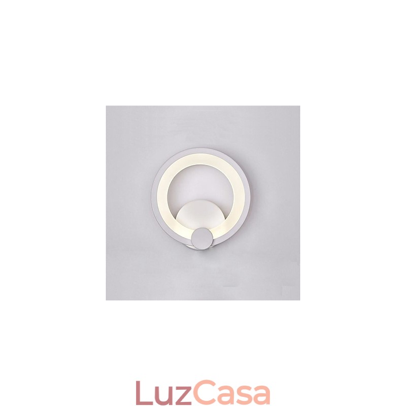 Recurso de novidade integrado para arandelas de parede de luz ambiente estilo mini com vários tons, luminária de parede