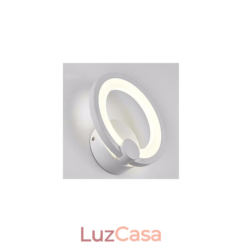 Recurso de novidade integrado para arandelas de parede de luz ambiente estilo mini com vários tons, luminária de parede