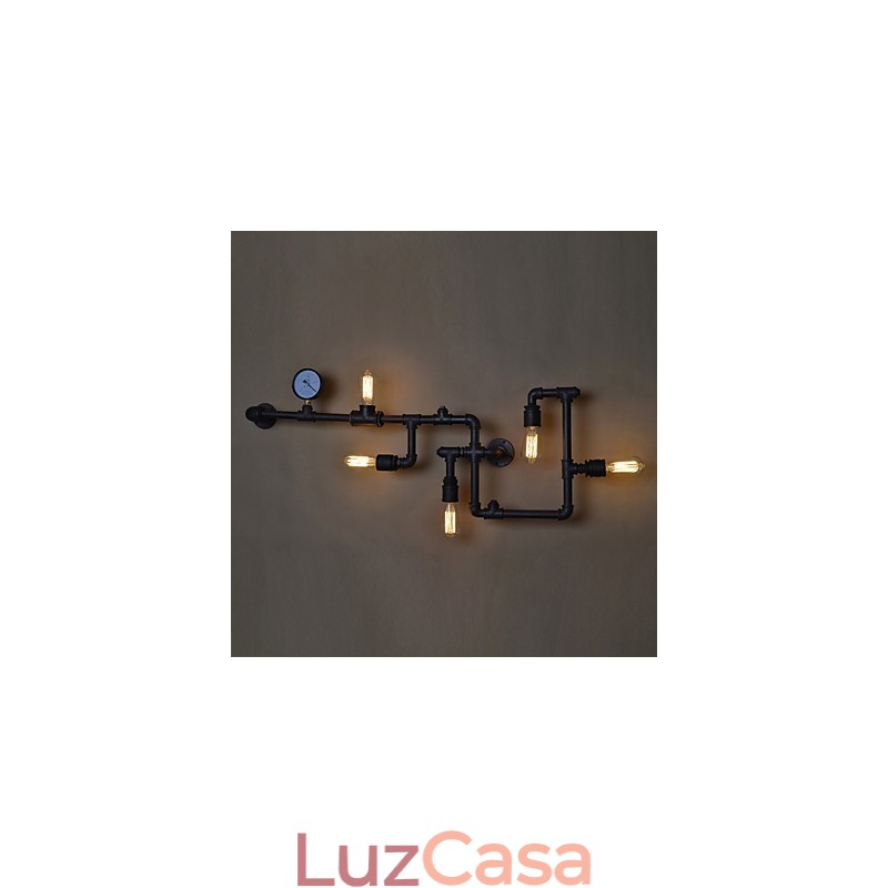 Luminárias de parede industriais loft Luminárias de parede antigas Edison com lâmpadas Luminária de parede vintage para iluminação de sala de estar