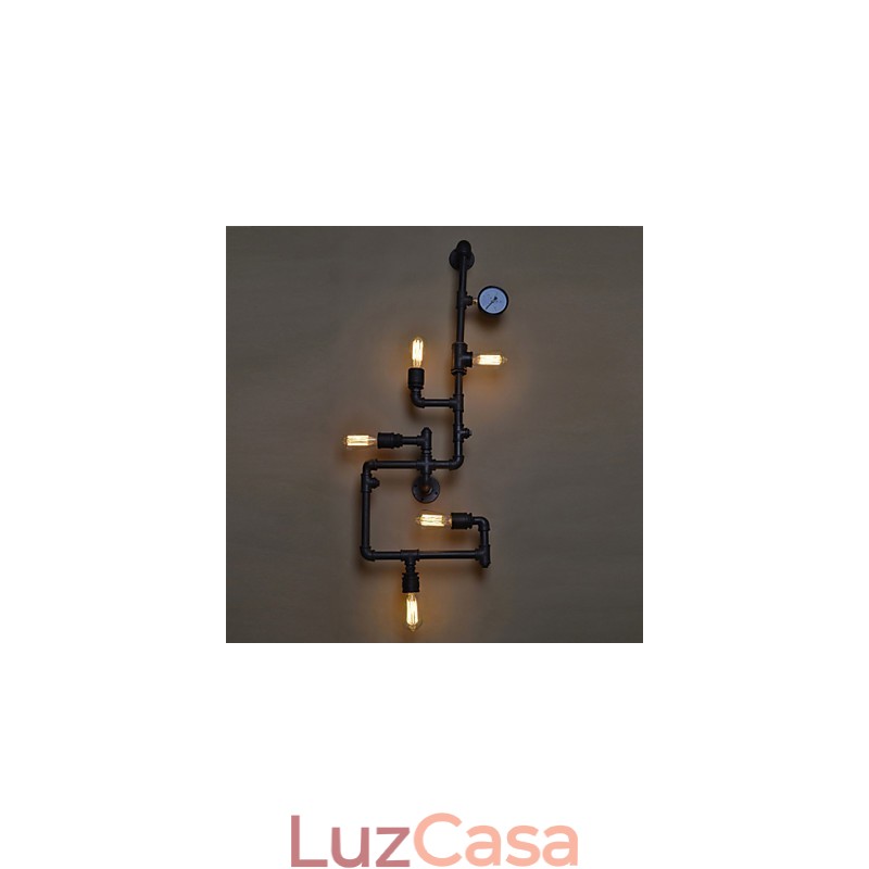 Luminárias de parede industriais loft Luminárias de parede antigas Edison com lâmpadas Luminária de parede vintage para iluminação de sala de estar
