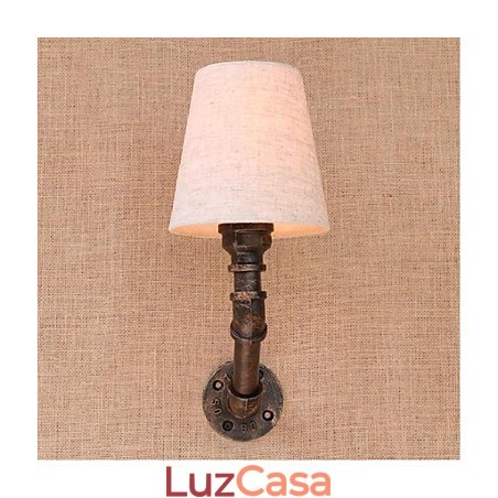 Luminária de parede rústica em latão para iluminação ambiente Luminária de parede rústica em latão para iluminação ambiente