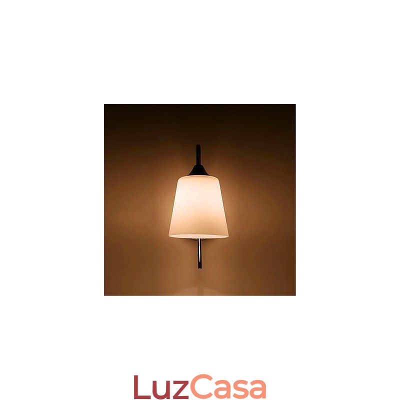 Luminária de parede moderna minimalista de vidro para cabeceira de corredor de hotel