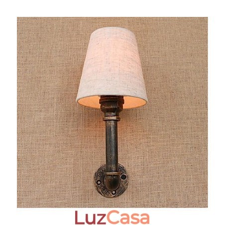 Luminária de parede rústica em latão para iluminação ambiente Luminária de parede rústica em latão para iluminação ambiente