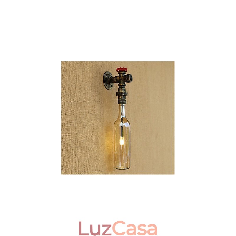 Luminária de parede Amber Water com interruptor