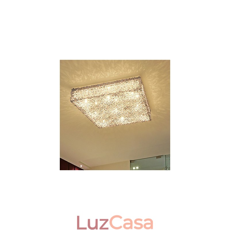 Luzes de montagem embutida subseção controle fonte de luz Cristal Metal Moda Moderna Clássica
