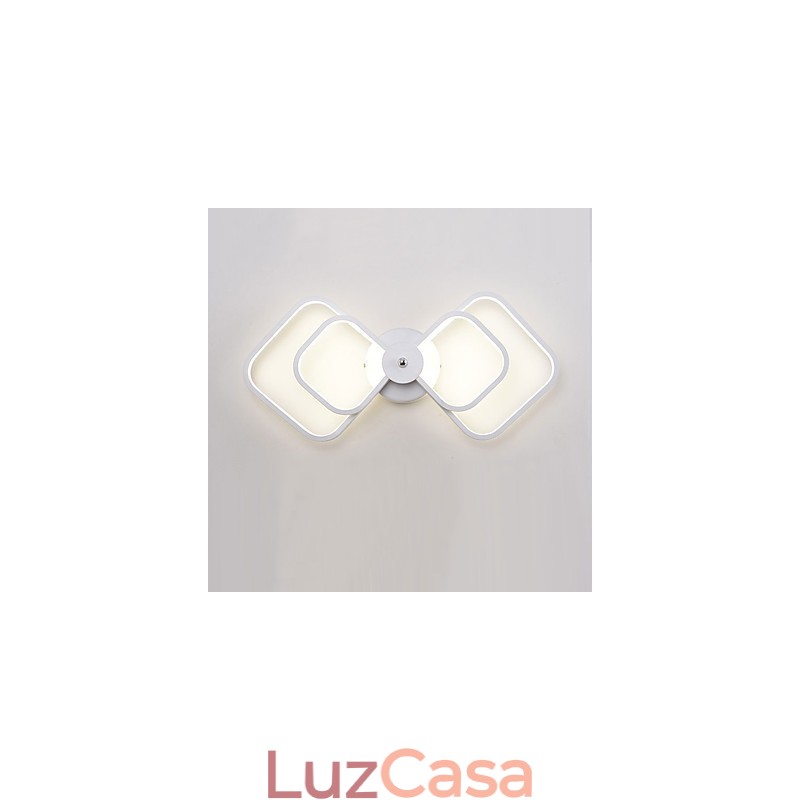 Pintura contemporânea moderna integrada para arandelas de parede com luz ambiente