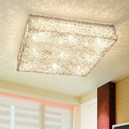 Luzes de montagem embutida subseção controle fonte de luz Cristal Metal Moda Moderna Clássica