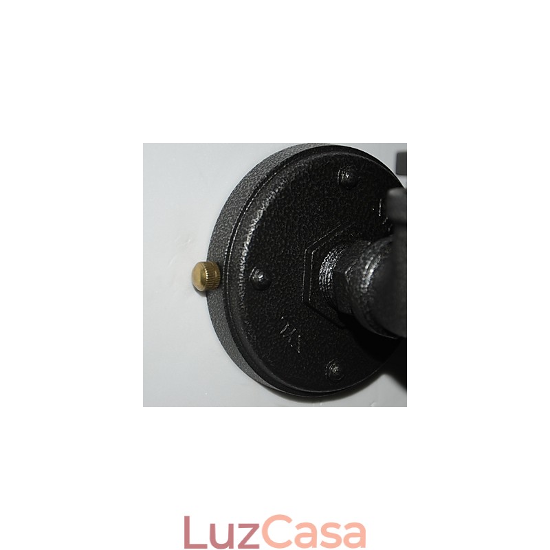 Luminária de parede decorativa de tubo de ferro industrial retrô simples Luminária de parede