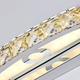 Iluminação de parede de cristal contemporânea para banheiro