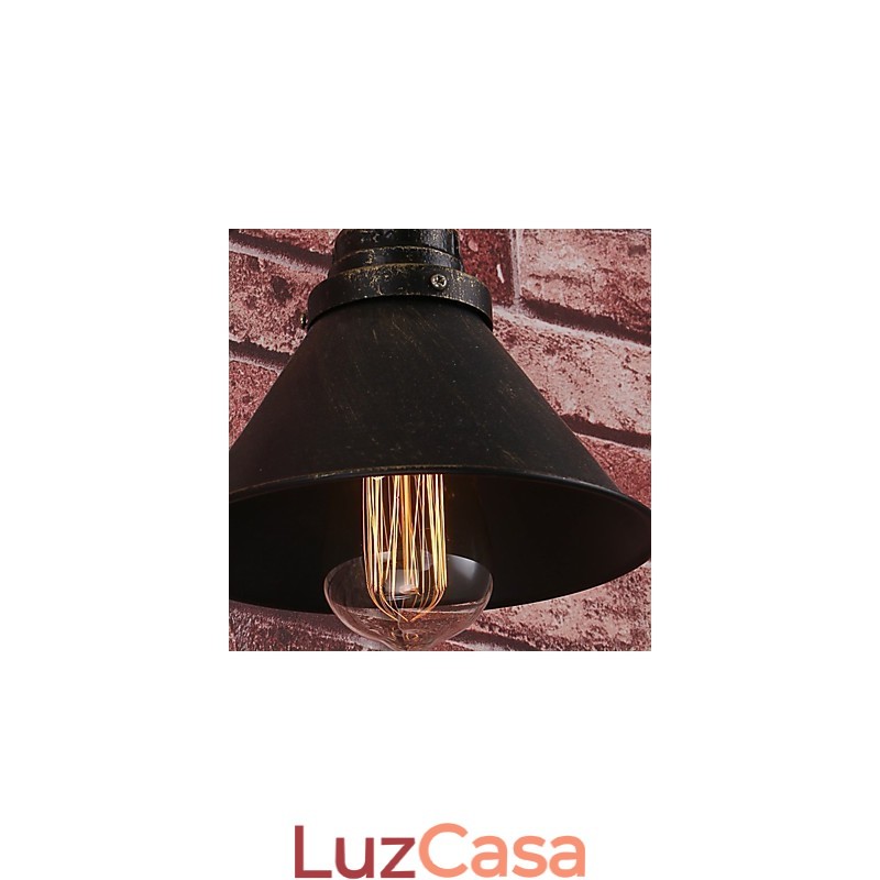 Luzes de parede de tubo de água estilo industrial retrô criativo country metal restaurante café bares mesa de bar arandelas de parede