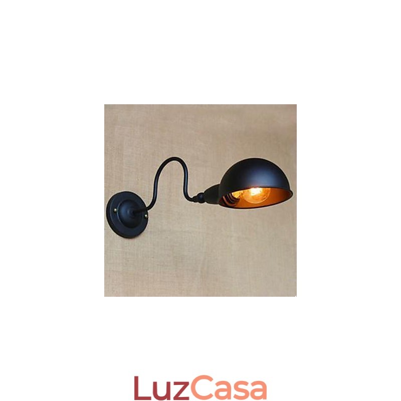 Retro Black High Grade Personalidade Cabeceira Estudo de Quarto Girando em Torno de Corredor de Parede Decorativo