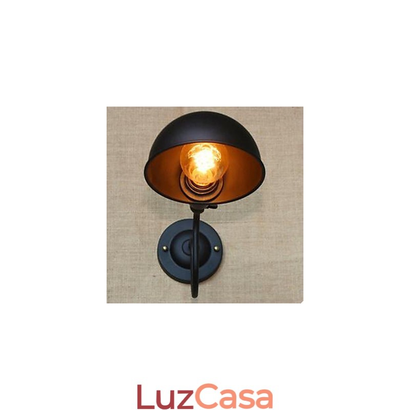 Retro Black High Grade Personalidade Cabeceira Estudo de Quarto Girando em Torno de Corredor de Parede Decorativo