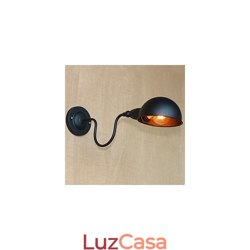 Retro Black High Grade Personalidade Cabeceira Estudo de Quarto Girando em Torno de Corredor de Parede Decorativo