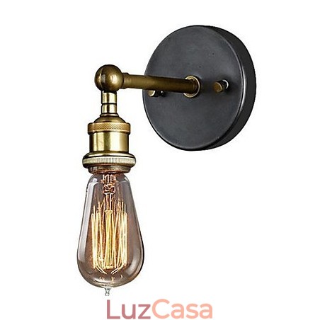 Luminária de cabeça de cobre simples para corredor de parede de vila americana Luminária de cabeça de cobre simples para corredor de parede de vila americana