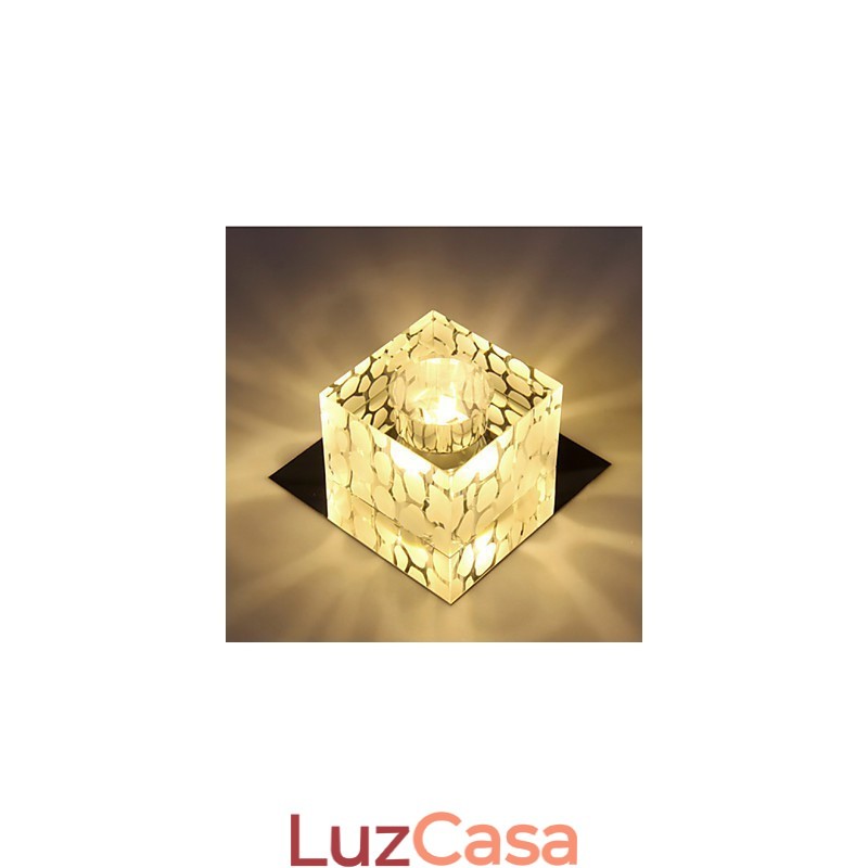 Lâmpada de cristal Smd CreativeTube Spotlight Absorve luz de cúpula