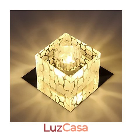 Lâmpada de cristal Smd CreativeTube Spotlight Absorve luz de cúpula Lâmpada de cristal Smd CreativeTube Spotlight Absorve luz de cúpula