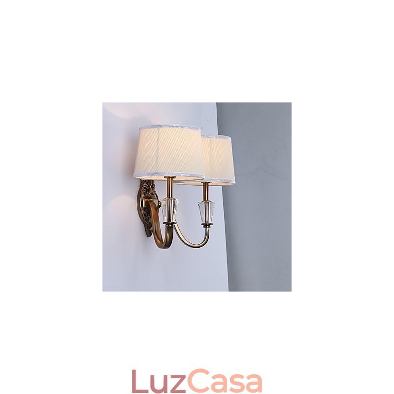 Recurso tradicional clássico galvanizado para proteção ocular Arandelas de parede Downlight Luminária de parede