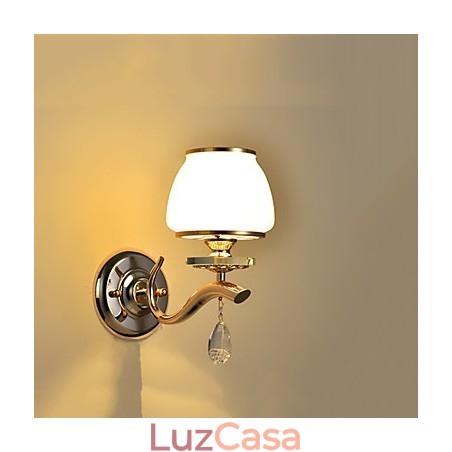 Recurso eletrogalvanizado contemporâneo moderno para arandelas de parede de luz ambiente de cristal Recurso eletrogalvanizado contemporâneo moderno para arandelas de parede de luz ambiente de cristal