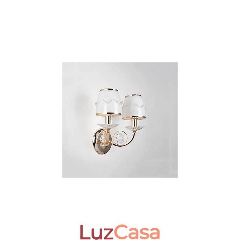 Luminária de parede moderna contemporânea galvanizada para proteção ocular, arandela de luz ambiente, luminária de parede