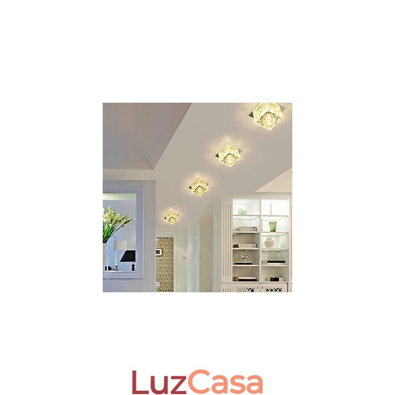 Lâmpada de cristal Smd CreativeTube Spotlight Absorve luz de cúpula